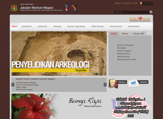 Jabatan Warisan Negara Portal