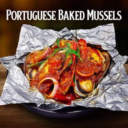 Portuguese Baked Mussels